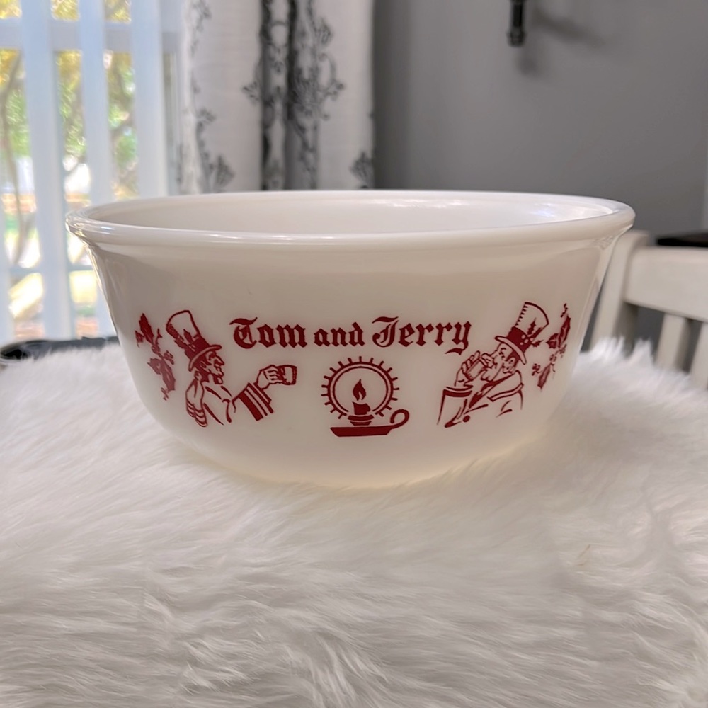 ❗️FINAL❗️ Vintage Hazel Atlas Tom and Jerry Bowl 🔴🔴
